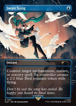 【ENG】【Foil】《白鳥の歌/Swan Song》(1591)[Secret Lair]