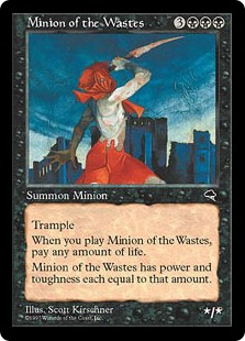 【ENG】《荒廃の下僕/Minion of the Wastes》[TMP]