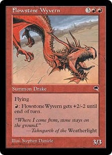 【ENG】《流動石のワイヴァーン/Flowstone Wyvern》[TMP]