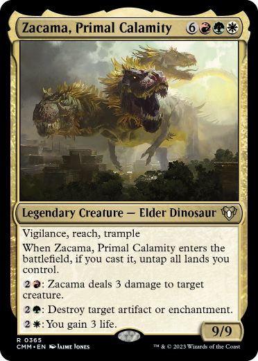 【ENG】【Foil】《原初の災厄、ザカマ/Zacama, Primal Calamity》[CMM]