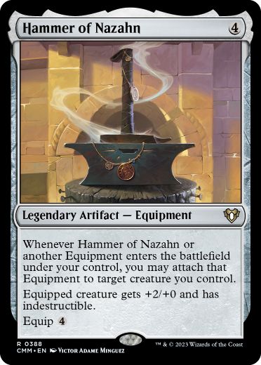 【ENG】【Foil】《ナザーンの槌/Hammer of Nazahn》[CMM]