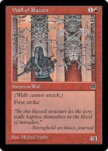 【ENG】《剃刀の壁/Wall of Razors》[STH]
