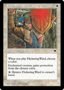 【ENG】《ちらつき護法印/Flickering Ward》[TMP]