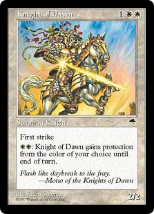 【ENG】《暁の騎士/Knight of Dawn》[TMP]