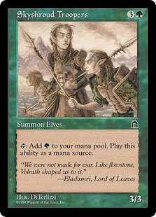 【ENG】《スカイシュラウドの強兵/Skyshroud Troopers》[STH]