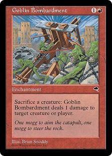 【ENG】《ゴブリンの砲撃/Goblin Bombardment》[TMP]