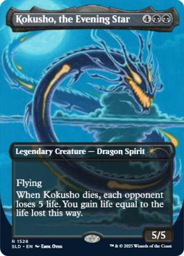 【ENG】【Foil】《夜の星、黒瘴/Kokusho, the Evening Star》(1528)[Secret Lair]