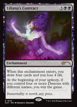 【ENG】《リリアナの契約/Liliana's Contract》(1844)[Secret Lair]