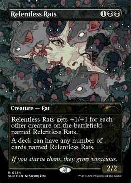 【ENG】【Foil】《執拗なネズミ/Relentless Rats》(754)[Secret Lair]