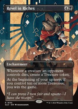 【ENG】【Foil】《富の享楽/Revel in Riches》(1830)[Secret Lair]