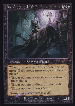 【ENG】【Foil】■旧枠■《執念深いリッチ/Vindictive Lich》(856)[Secret Lair]