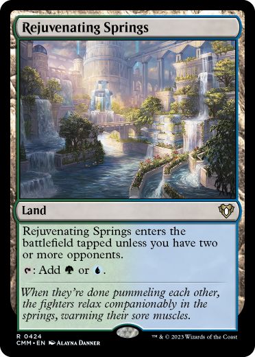 【ENG】【Foil】《回復の温泉/Rejuvenating Springs》[CMM]