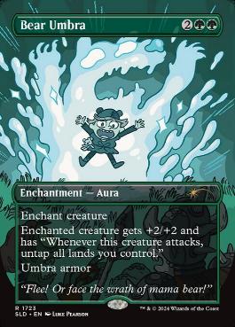 【ENG】【Foil】《熊の陰影/Bear Umbra》(1723)[Secret Lair]