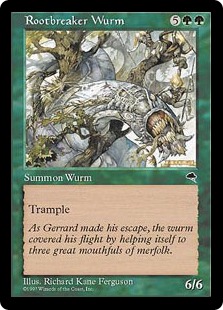 【ENG】《根切りワーム/Rootbreaker Wurm》[TMP]