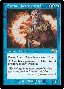 【ENG】《練達の魔術師バリン/Barrin, Master Wizard》[USG]