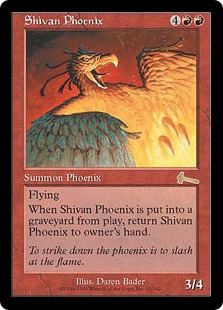 【ENG】《シヴのフェニックス/Shivan Phoenix》[ULG]