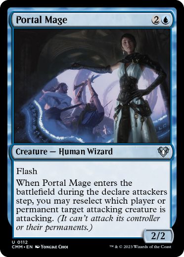 【ENG】【Foil】《門の魔道士/Portal Mage》[CMM]