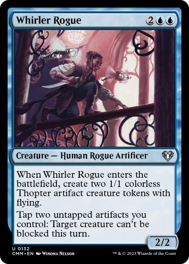 【ENG】【Foil】《つむじ風のならず者/Whirler Rogue》[CMM]
