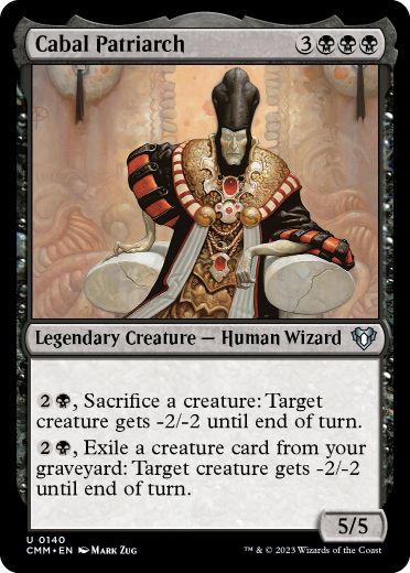 【ENG】【Foil】《陰謀団の総帥/Cabal Patriarch》[CMM]
