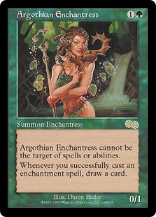 【ENG】《アルゴスの女魔術師/Argothian Enchantress》[USG]