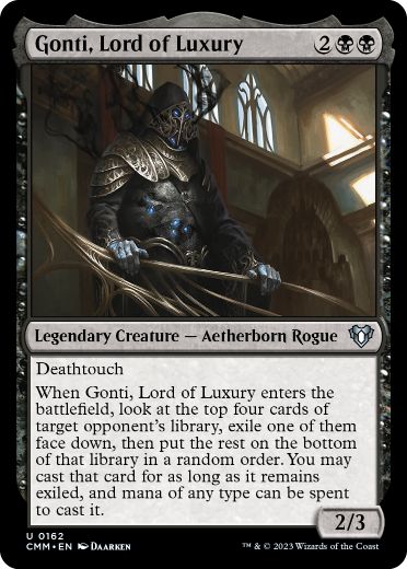 【ENG】【Foil】《豪華の王、ゴンティ/Gonti, Lord of Luxury》[CMM]