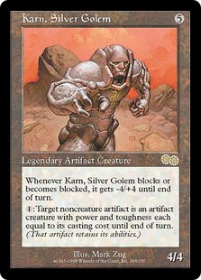 【ENG】《銀のゴーレム、カーン/Karn, Silver Golem》[USG]