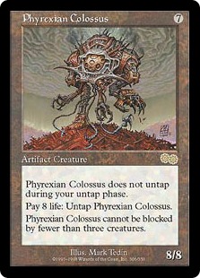 【ENG】《ファイレクシアの巨像/Phyrexian Colossus》[USG]