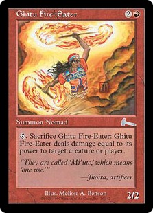 【ENG】《ギトゥの火喰い人/Ghitu Fire-Eater》[ULG]