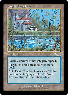 【ENG】【Foil】《フェアリーの集会場/Faerie Conclave》[ULG]