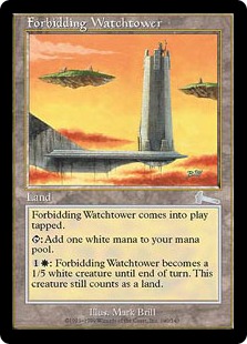 【ENG】【Foil】《近づきがたい監視塔/Forbidding Watchtower》[ULG]