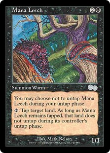 【ENG】《マナ吸いヒル/Mana Leech》[USG]