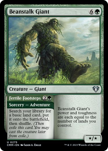 【ENG】【Foil】《豆の木の巨人/Beanstalk Giant》[CMM]