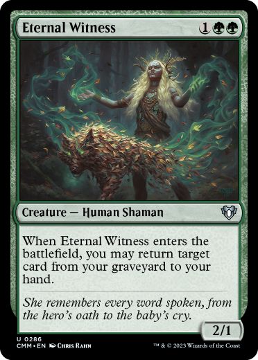 【ENG】【Foil】《永遠の証人/Eternal Witness》[CMM]