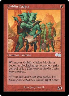 【ENG】《ゴブリンの士官候補生/Goblin Cadets》[USG]