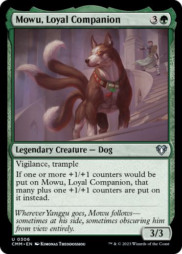 【ENG】【Foil】《忠実な相棒、モーウー/Mowu, Loyal Companion》[CMM]