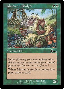 【ENG】【Foil】《ムルタニの見習い/Multani's Acolyte》[ULG]