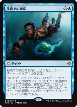 【JPN】【Foil】《秘儀での順応/Arcane Adaptation》[XLN]