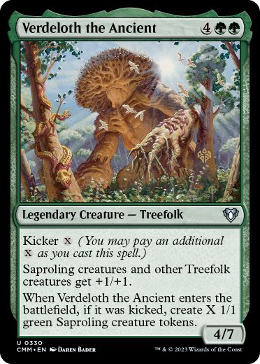 【ENG】【Foil】《古木のヴァーデロス/Verdeloth the Ancient》[CMM]