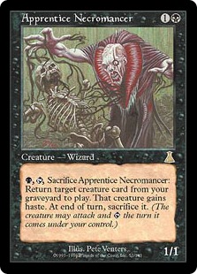 【ENG】【Foil】《ネクロマンサーの弟子/Apprentice Necromancer》[UDS]