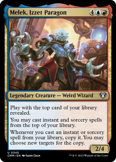 【ENG】【Foil】《イゼットの模範、メーレク/Melek, Izzet Paragon》[CMM]