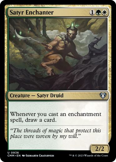 【ENG】《サテュロスの結界師/Satyr Enchanter》[CMM]