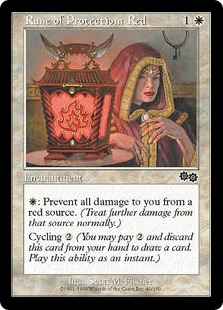 【ENG】《赤の防御ルーン/Rune of Protection: Red》[USG]