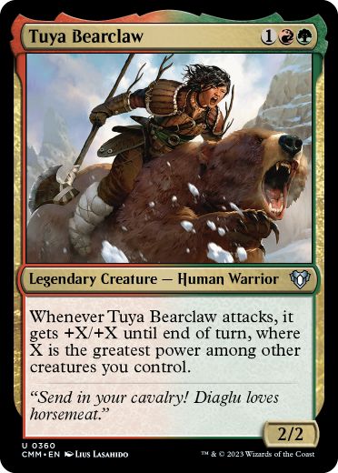 【ENG】【Foil】《熊爪のトゥーヤ/Tuya Bearclaw》[CMM]