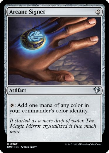 【ENG】【Foil】《秘儀の印鑑/Arcane Signet》[CMM]