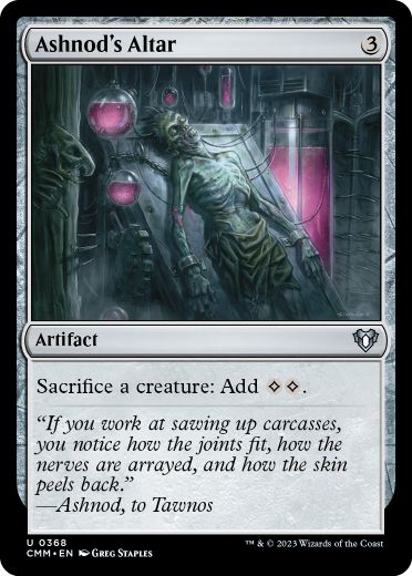 【ENG】【Foil】《アシュノッドの供犠台/Ashnod's Altar》[CMM]