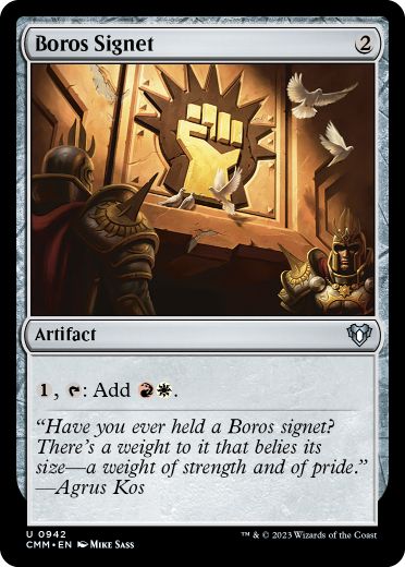 【ENG】《ボロスの印鑑/Boros Signet》[CMM]