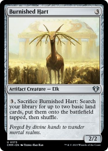 【ENG】【Foil】《つややかな雄鹿/Burnished Hart》[CMM]