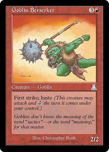 【ENG】《ゴブリンの狂戦士/Goblin Berserker》[UDS]