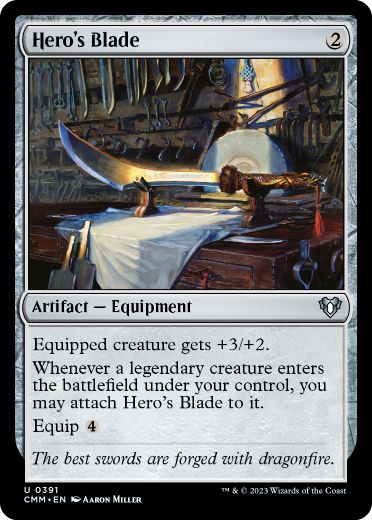 【ENG】【Foil】《英雄の刃/Hero's Blade》[CMM]