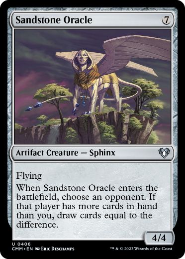 【ENG】【Foil】《砂岩の予言者/Sandstone Oracle》[CMM]